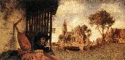 FABRITIUS, Carel View of the City of Delft dfg Sweden oil painting artist